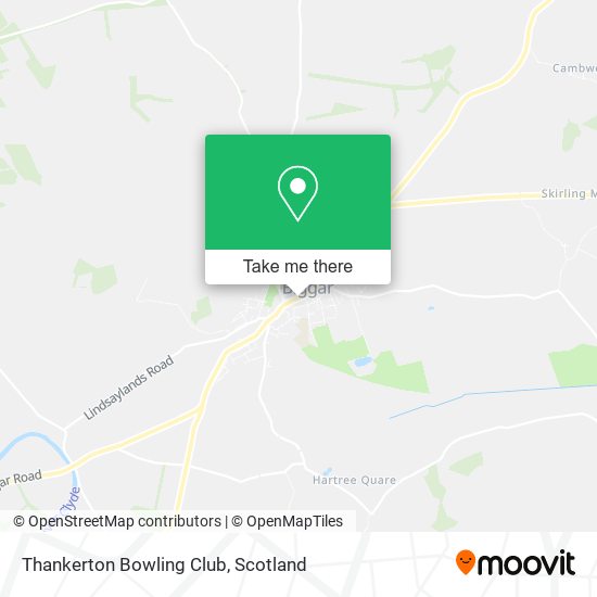 Thankerton Bowling Club map