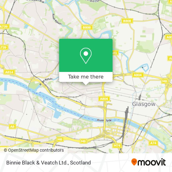 Binnie Black & Veatch Ltd. map