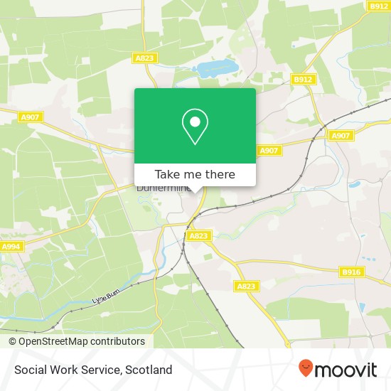 Social Work Service map