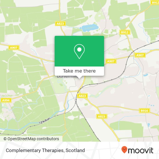 Complementary Therapies map
