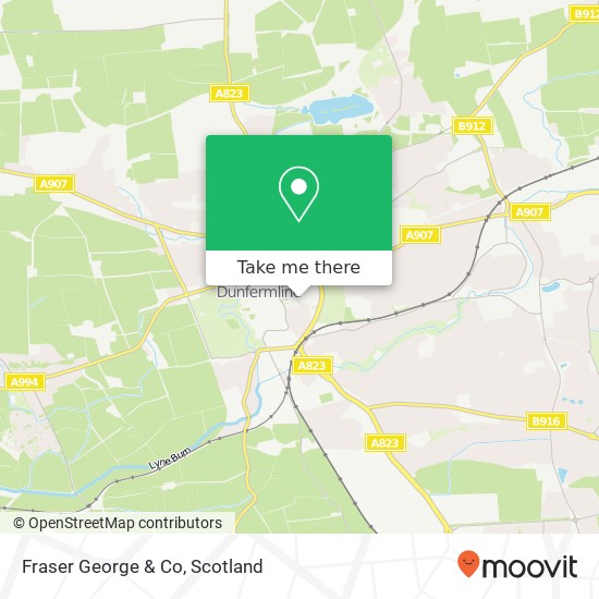 Fraser George & Co map