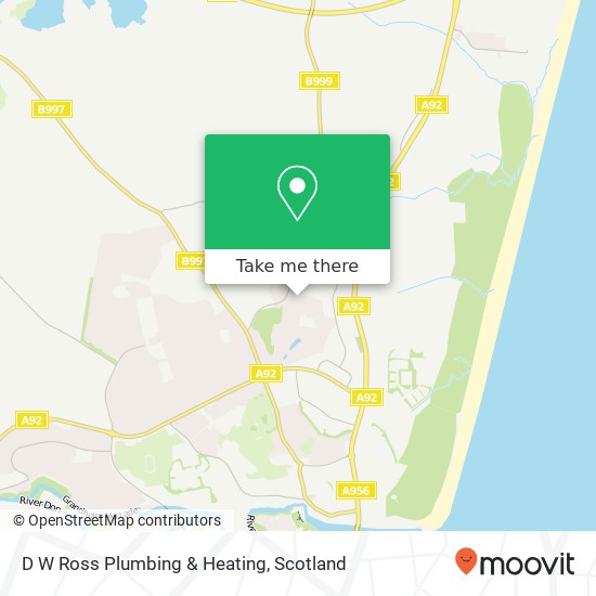 D W Ross Plumbing & Heating map