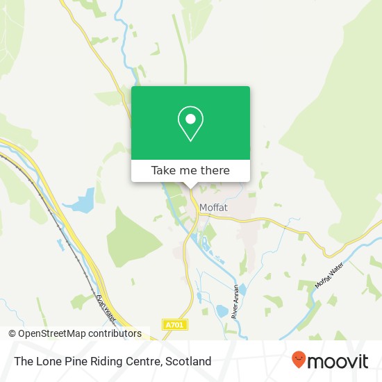 The Lone Pine Riding Centre map