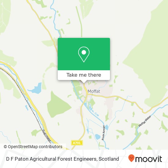 D F Paton Agricultural Forest Engineers map