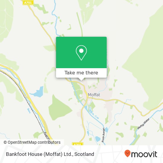 Bankfoot House (Moffat) Ltd. map