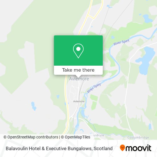 Balavoulin Hotel & Executive Bungalows map