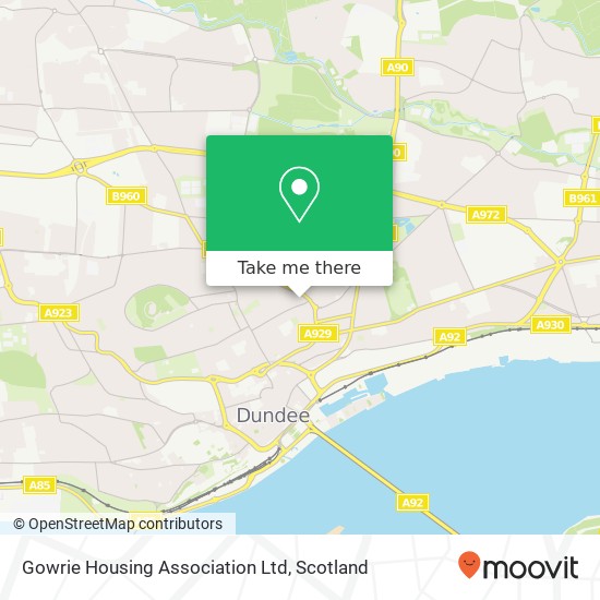 Gowrie Housing Association Ltd map