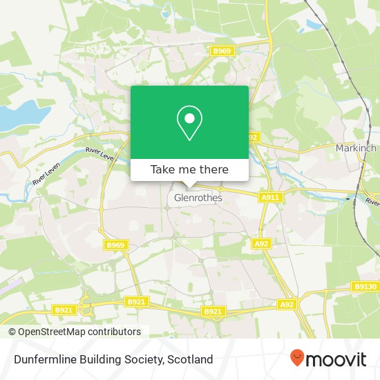 Dunfermline Building Society map
