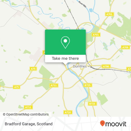 Bradford Garage map