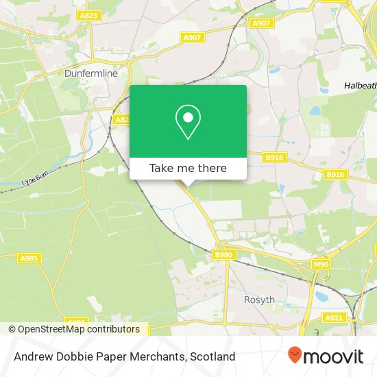 Andrew Dobbie Paper Merchants map