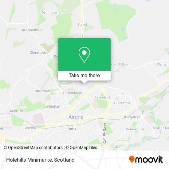 Holehills Minimarke map