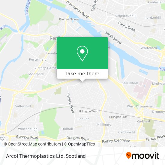 Arcol Thermoplastics Ltd map