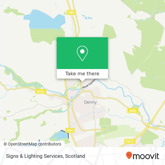 Signs & Lighting Services map