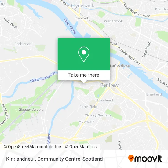 Kirklandneuk Community Centre map