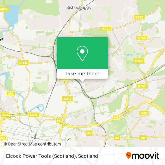 Elcock Power Tools (Scotland) map
