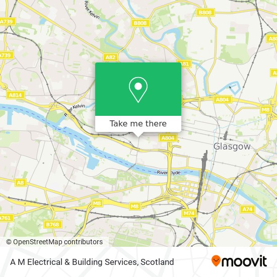 A M Electrical & Building Services map