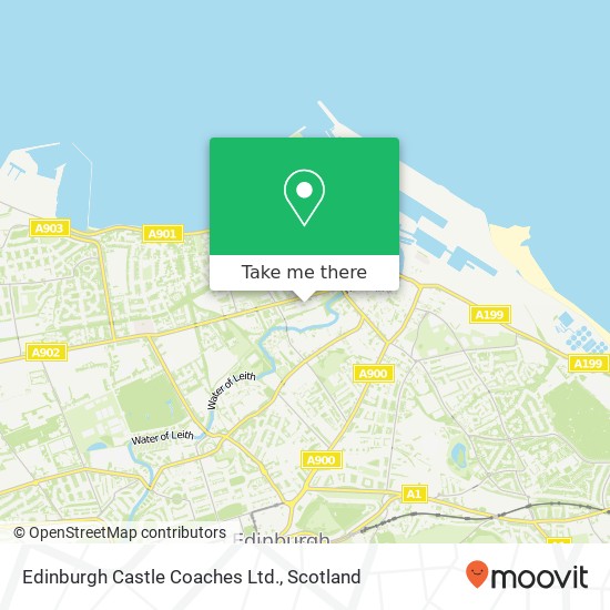 Edinburgh Castle Coaches Ltd. map