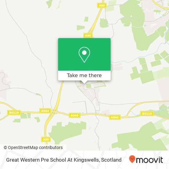 Great Western Pre School At Kingswells map