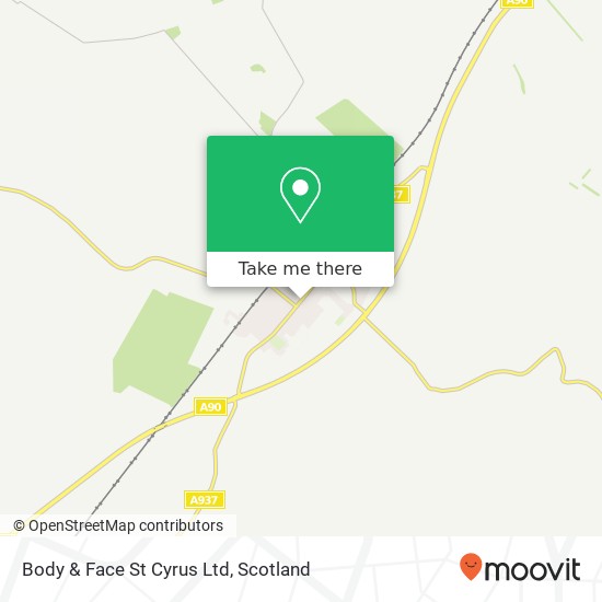 Body & Face St Cyrus Ltd map