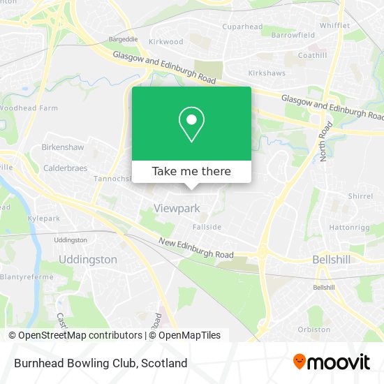 Burnhead Bowling Club map