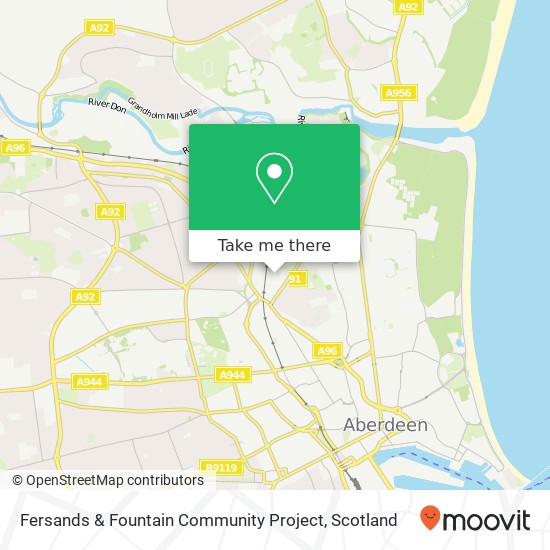 Fersands & Fountain Community Project map