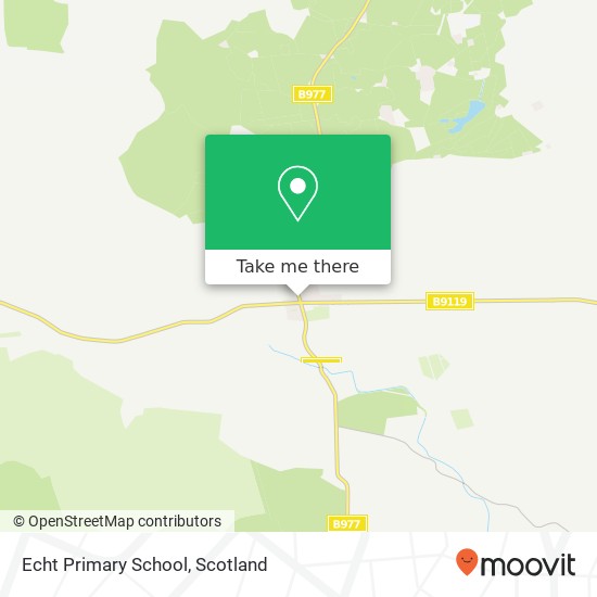 Echt Primary School map