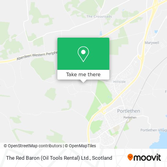 The Red Baron (Oil Tools Rental) Ltd. map
