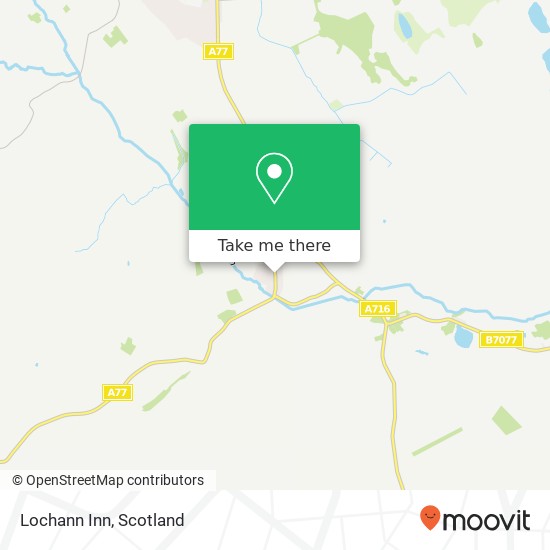 Lochann Inn map