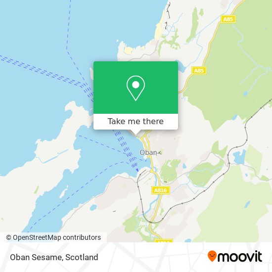 Oban Sesame map