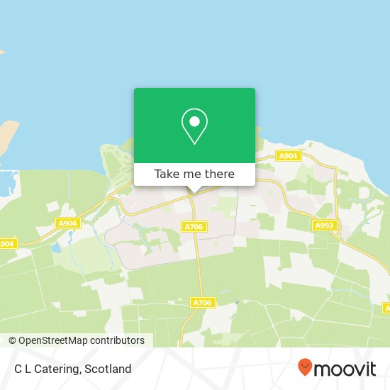 C L Catering map