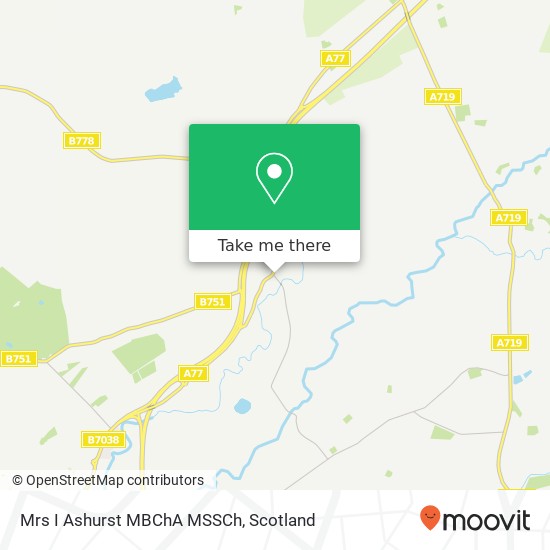 Mrs I Ashurst MBChA MSSCh map