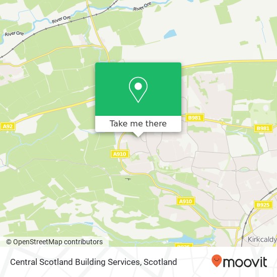 Central Scotland Building Services map