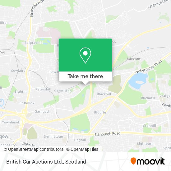 British Car Auctions Ltd. map
