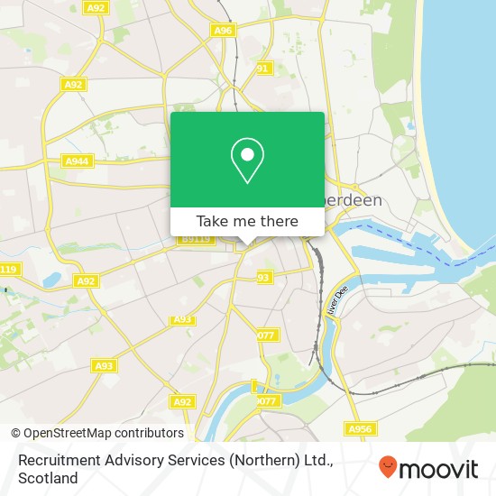Recruitment Advisory Services (Northern) Ltd. map