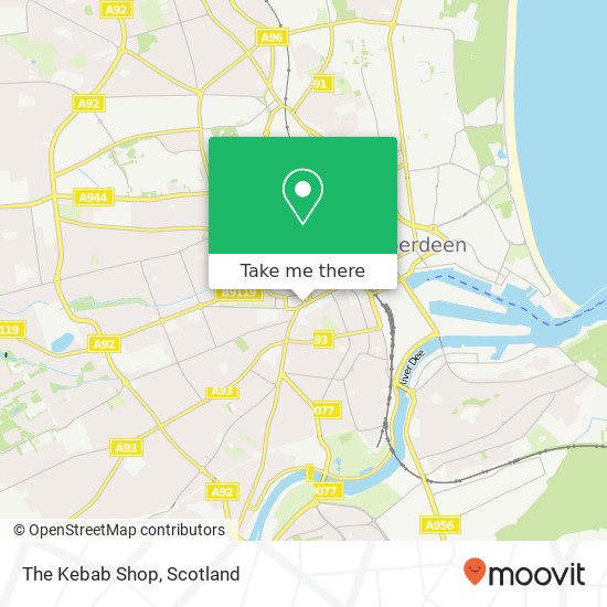 The Kebab Shop map