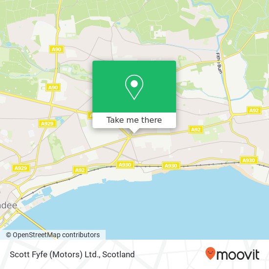 Scott Fyfe (Motors) Ltd. map