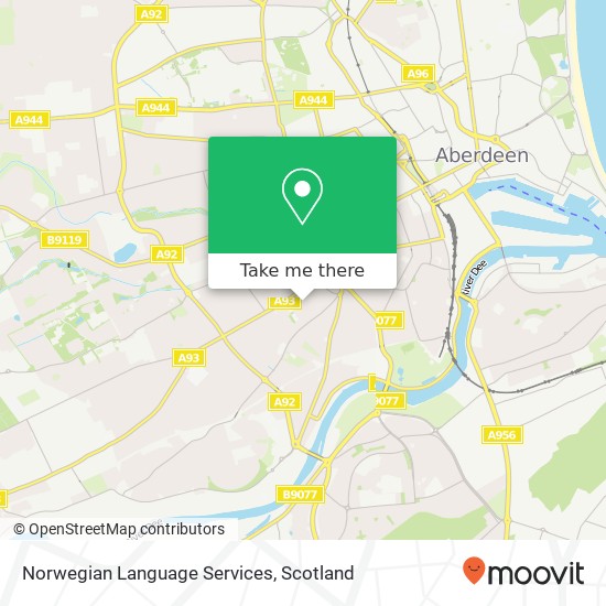 Norwegian Language Services map