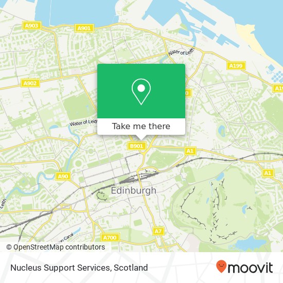 Nucleus Support Services map