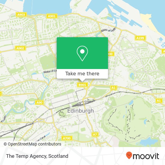 The Temp Agency map