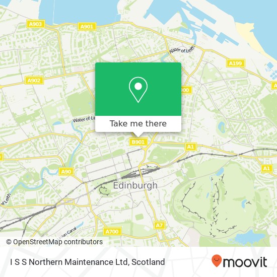 I S S Northern Maintenance Ltd map