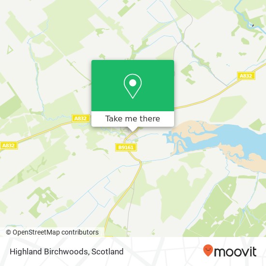 Highland Birchwoods map