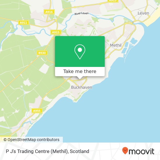 P J's Trading Centre (Methil) map