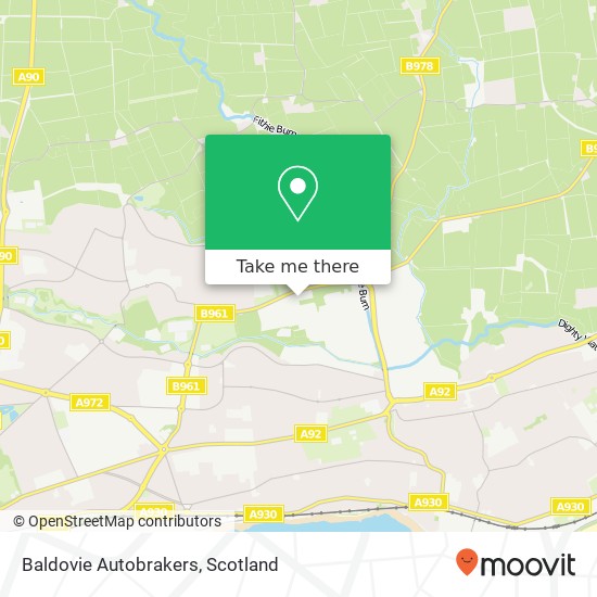 Baldovie Autobrakers map