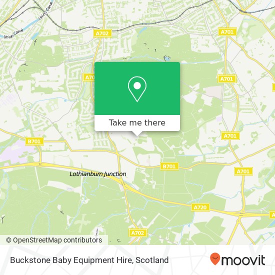 Buckstone Baby Equipment Hire map