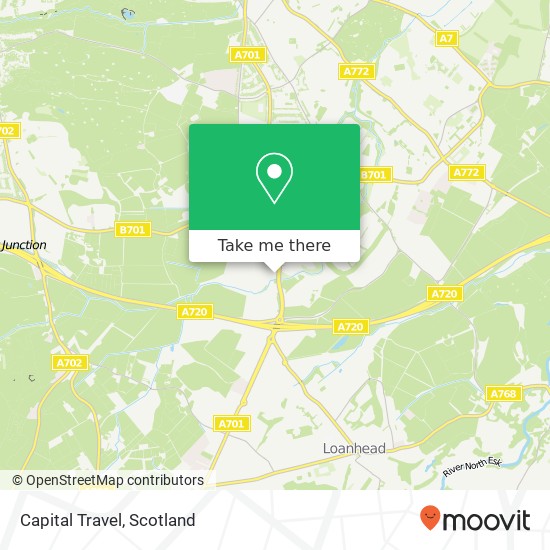 Capital Travel map