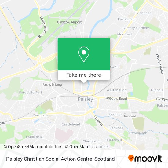 Paisley Christian Social Action Centre map