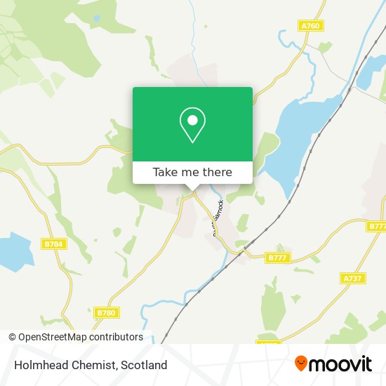 Holmhead Chemist map