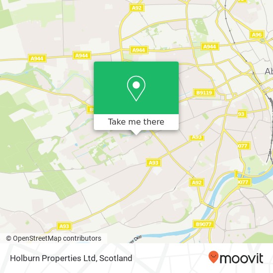 Holburn Properties Ltd map
