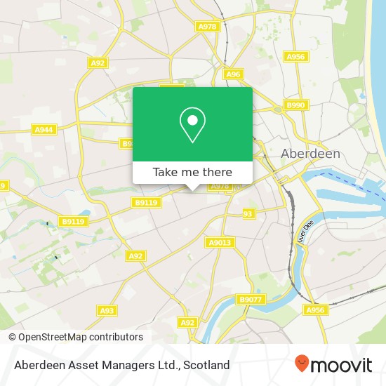 Aberdeen Asset Managers Ltd. map