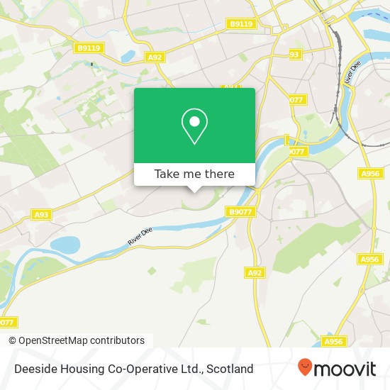 Deeside Housing Co-Operative Ltd. map